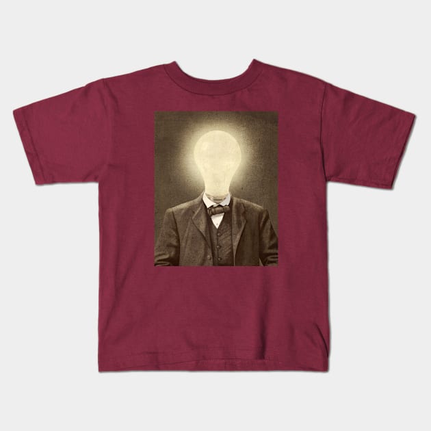 The Idea Man Kids T-Shirt by Terry Fan